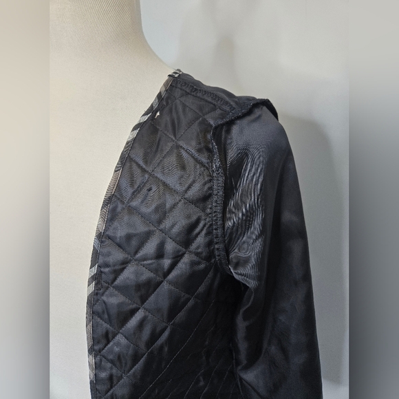 London Fog Heritage Black Trench Coat with Removable Quilted Liner Size M - Picture 7 of 11